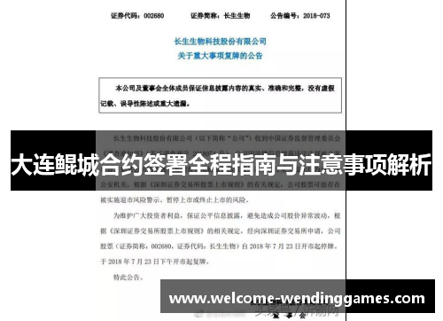 大连鲲城合约签署全程指南与注意事项解析