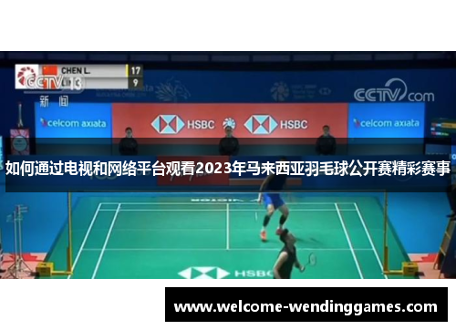 如何通过电视和网络平台观看2023年马来西亚羽毛球公开赛精彩赛事